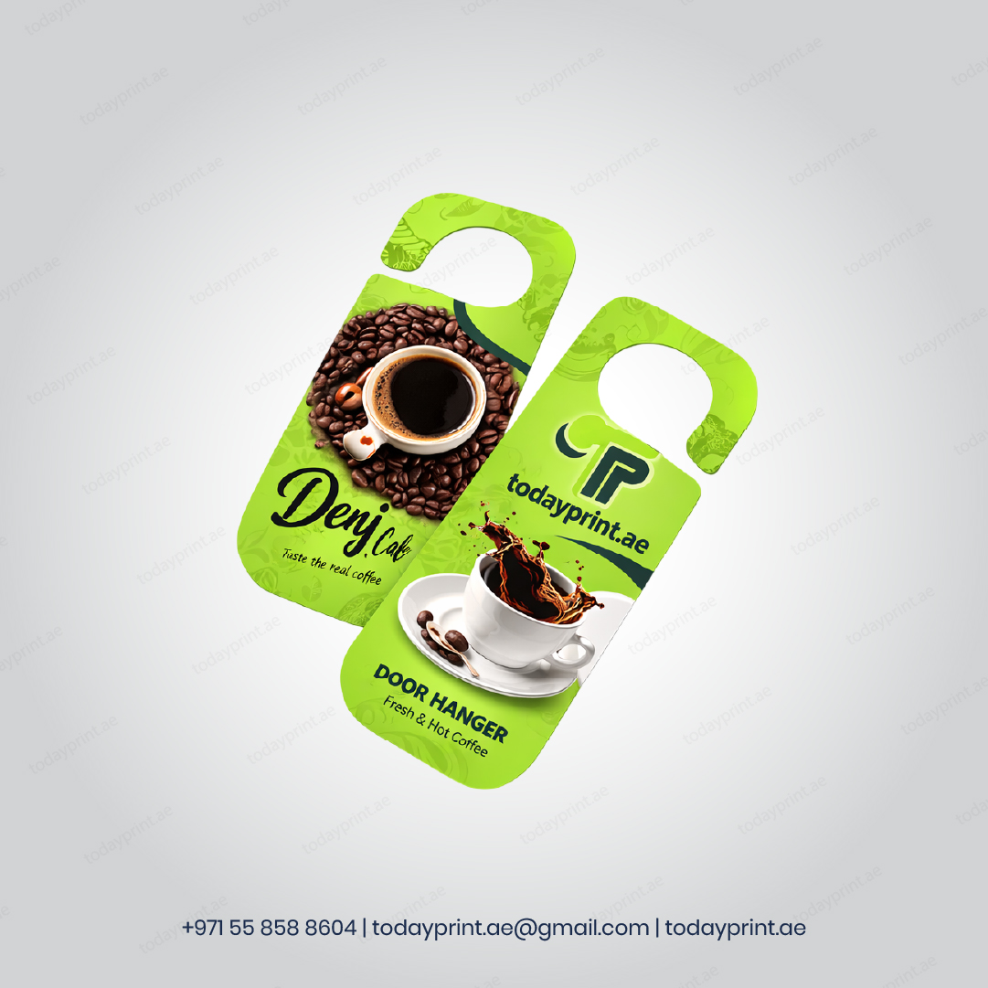 Door Hanger Cane Design Matt Lamination 350gsm-100 Door Hanger