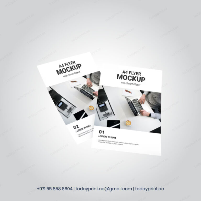 A4 Flyer, 100 GSM Woodfee Paper-100