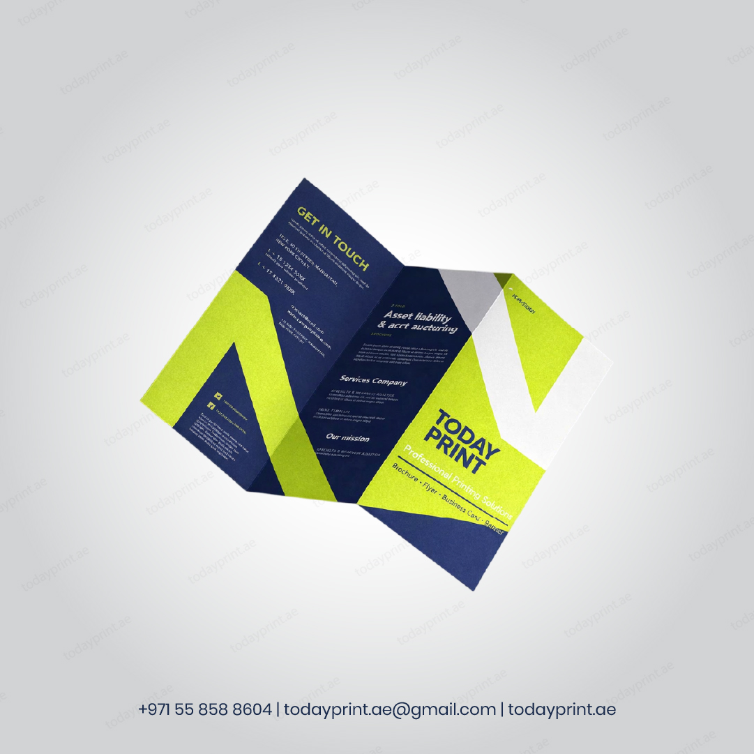 A4 Trifold Brochure _ 170 GSM _Glossy Paper-100 A4 Trifold Brochure _ 170 GSM _Glossy Paper-100