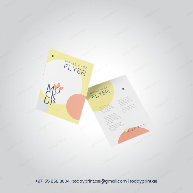 A6 Flyer, 170 GSM Glossy Paper-100
