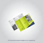 B4 Trifold Brochure _ 170 GSM _Glossy Paper-100