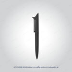 Black Rubberized Metal Pens-100