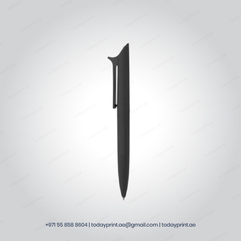 Black Rubberized Metal Pens-100