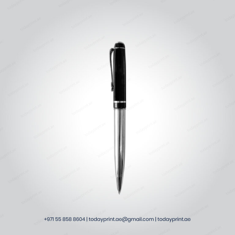 Black and Chrome Metal Pens-100