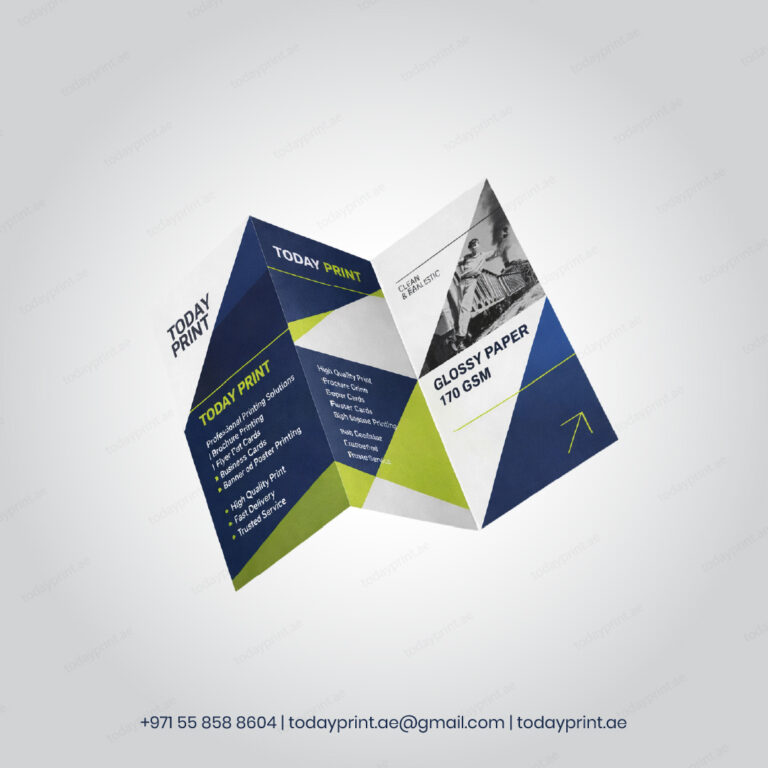 Brochure Trifold _ Glossy Paper _ 135 GSM-100