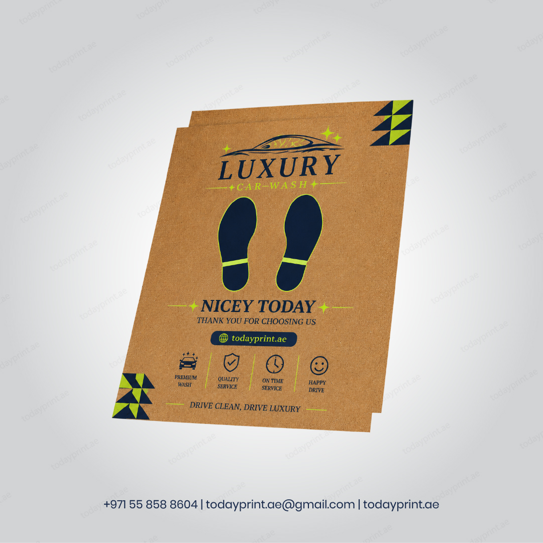 Car Mat_4 Color_Kraft Brown_100 GSM copy-100 Car Mat
