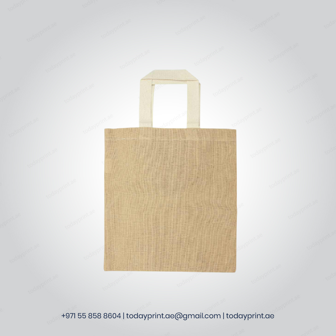 Cotton Like Jute Bags with Webbing Handle 250gsm-100 Cotton Like Jute Bags with Webbing Handle 250gsm-100