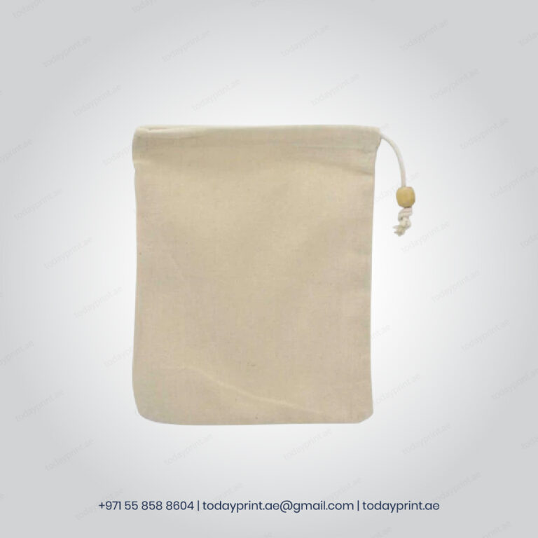 Cotton Pouch Bags with Drawstring-100