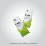 DL Flyer, 200 GSM Glossy Paper-100