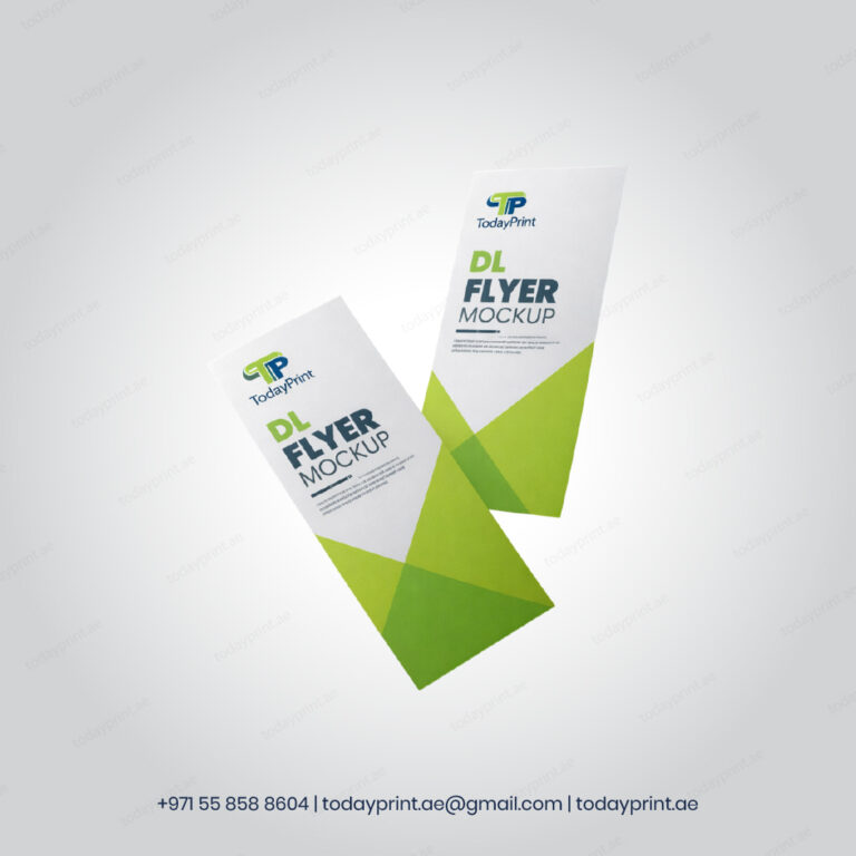 DL Flyer, 200 GSM Glossy Paper-100