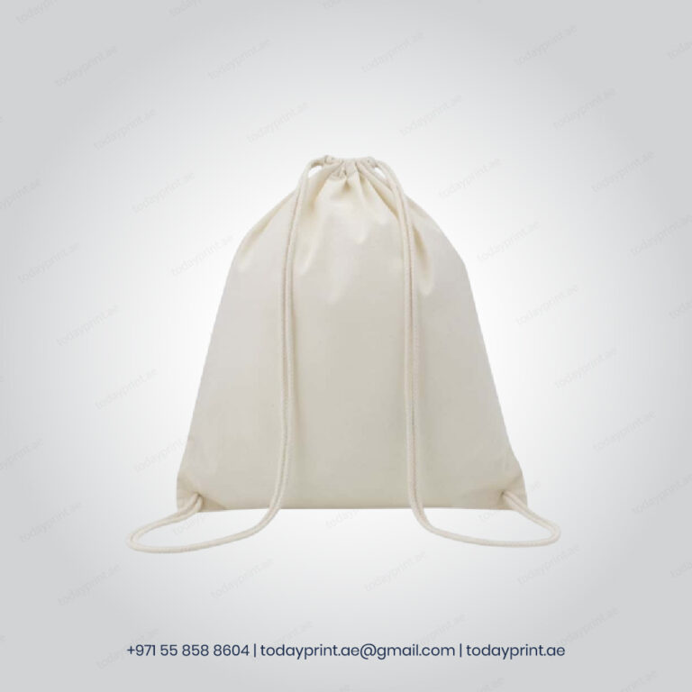 Eco-neutral Cotton Draw String Bags 240GSM - Natural - todayprint-100