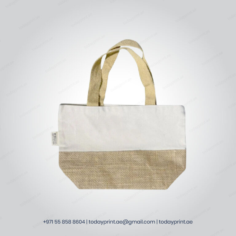 FARUM - GRS-certified Recycled Cotton-Jute Mini Bag - Natural-100