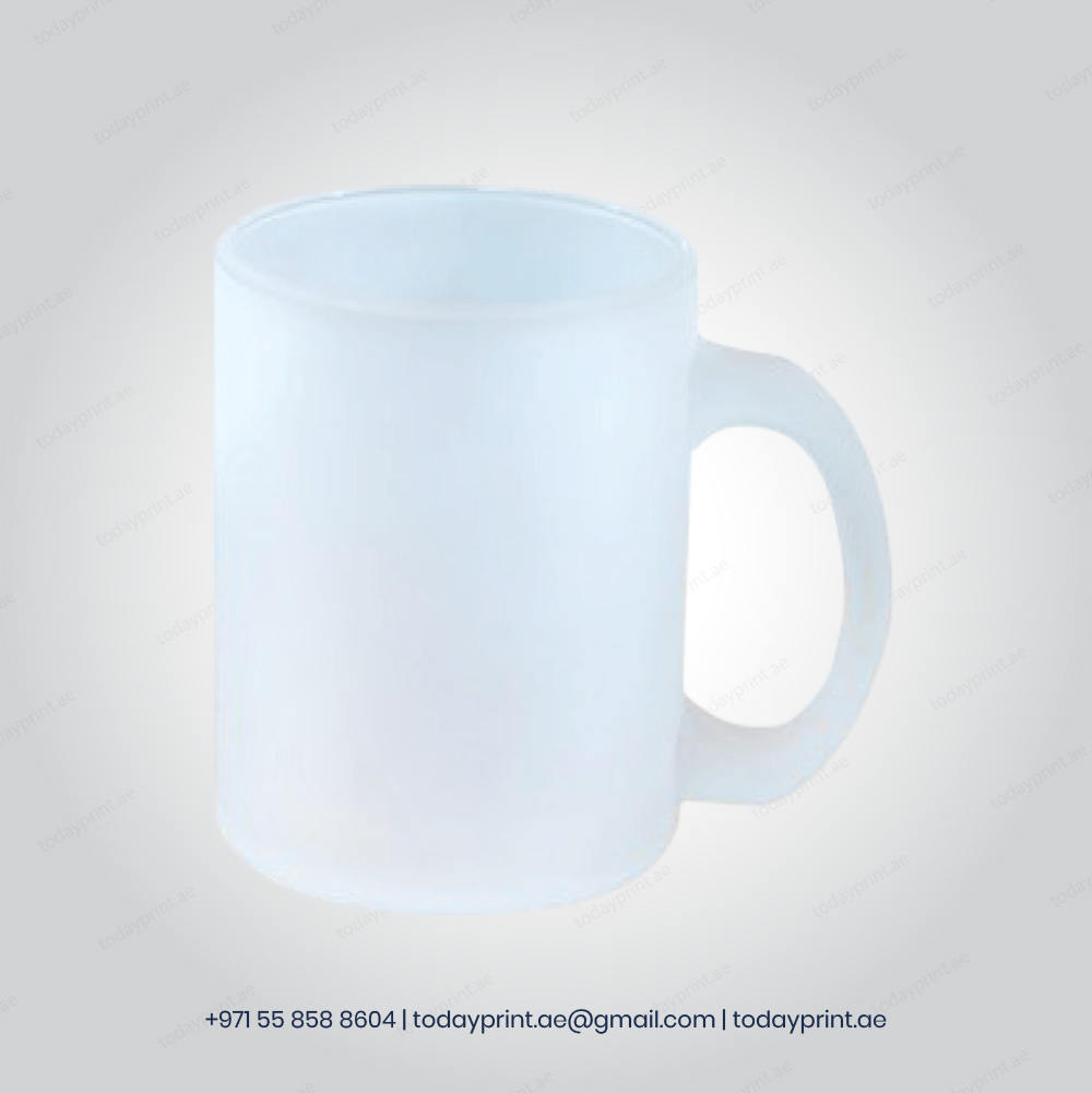 FROSTED GLASS MUG-100 Glass Mug