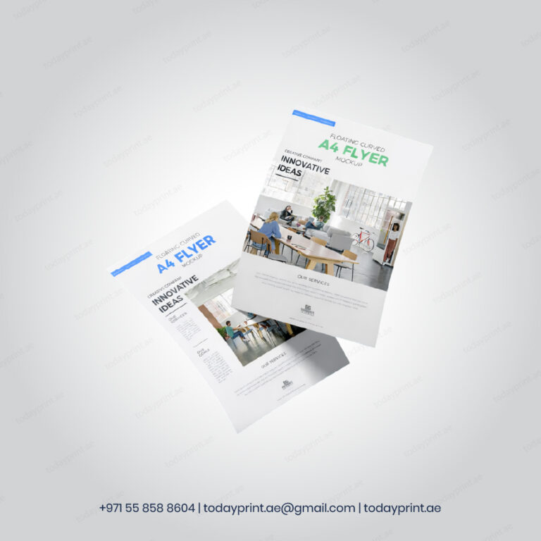Flyer A4, Glossy Paper 170 GSM-100