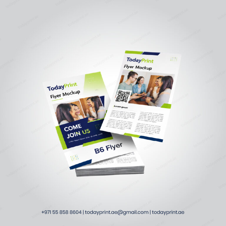 Flyer B6, 170 GSM Glossy Paper-100