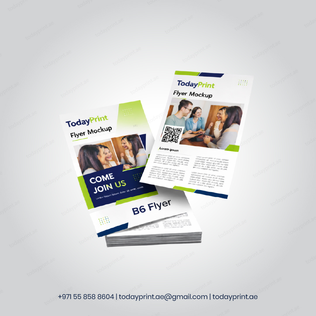 Flyer B6, 170 GSM Glossy Paper-100 Flyer B6, 170 GSM Glossy Paper-100
