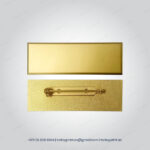 Gold Brass Badges