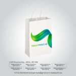 Kraft Shopping Bag _ White_ 100 GSM-100