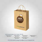 Kraft Shopping Bag_Brown Virgin_100 GSM-100