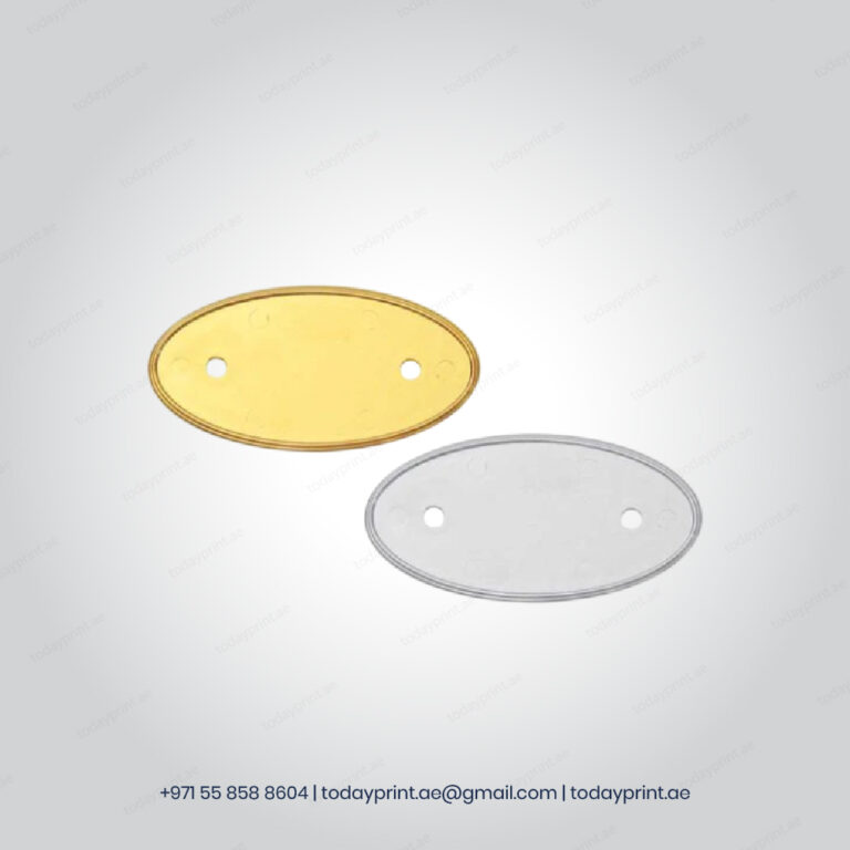PVC Injected Oval Name Badges