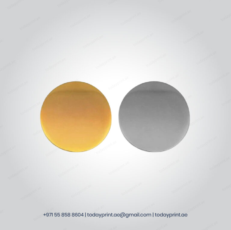 Round Flat Metal Badges
