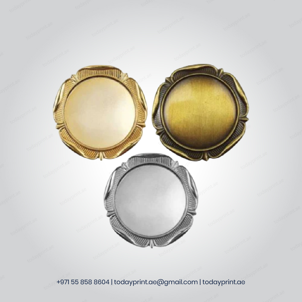 Round Flower Design Logo Badges-100 Round Flower Design Logo Badges