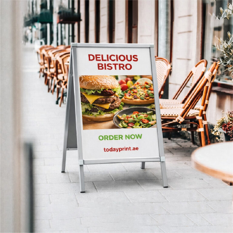 Self Standing Signage for Restaurant