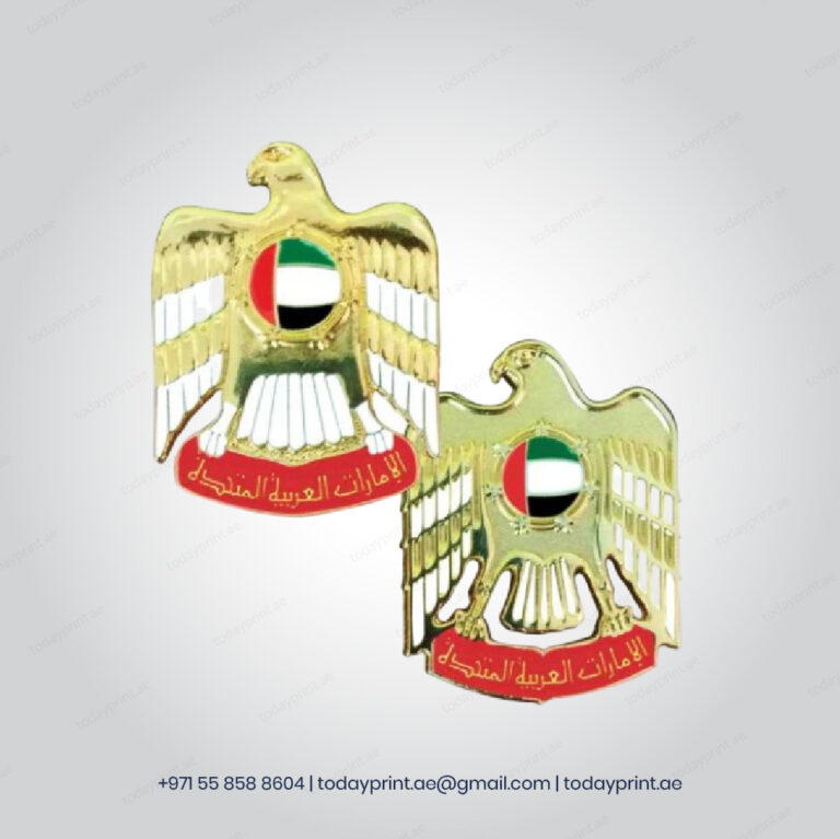 UAE Falcon Badges with Magnet - Flat Badges-100