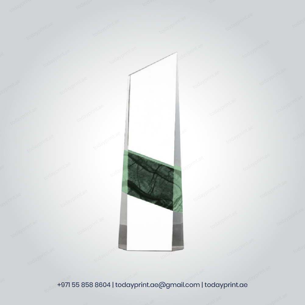 Vertical Crystal & Marble Awards in Box-100 Marble Awards