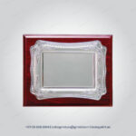 Wooden Plaques with Silver Spanish Plate-100
